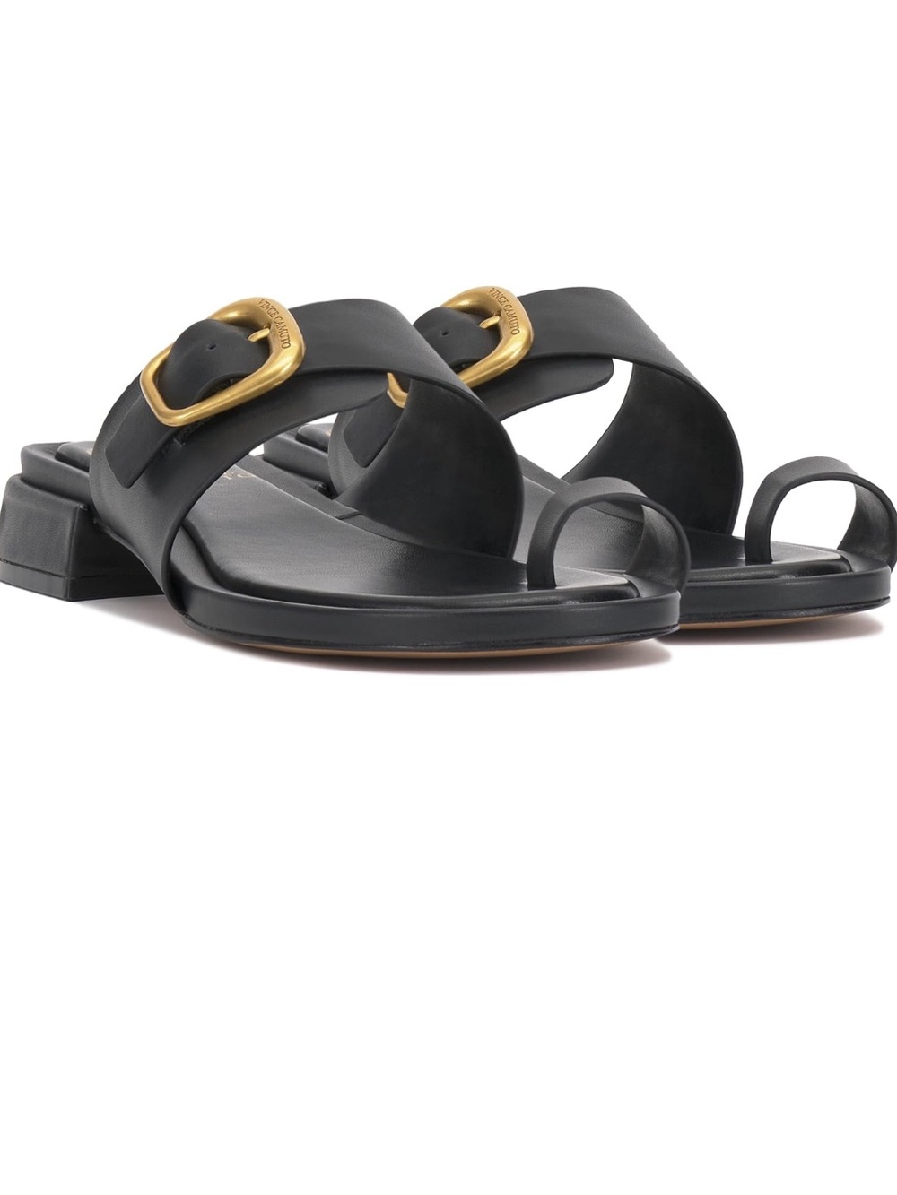 Vince Camuto Ranista Sandals NIB Sz 8.5 Black